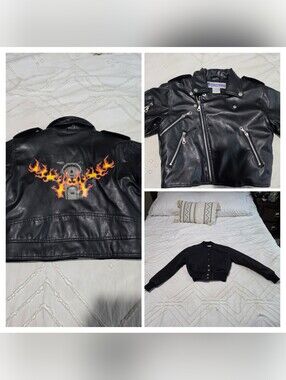 Dr Marten And Motorcycle Jacket Set